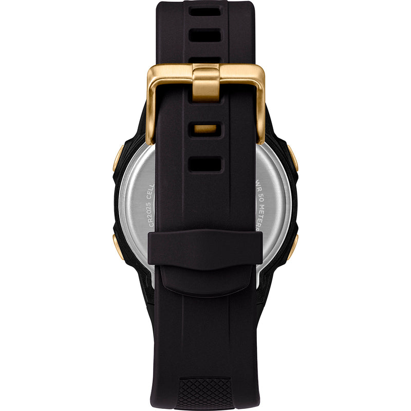Timex T100 Black/Gold - 150 Lap [TW5M33600SO]-Angler's World