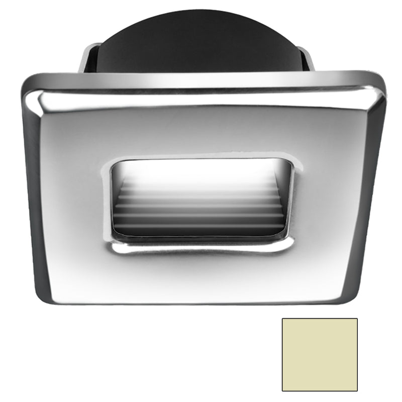 i2Systems Ember E1150Z Snap-In - Polished Chrome - Square - Warm White Light [E1150Z-12CAB]-Angler's World