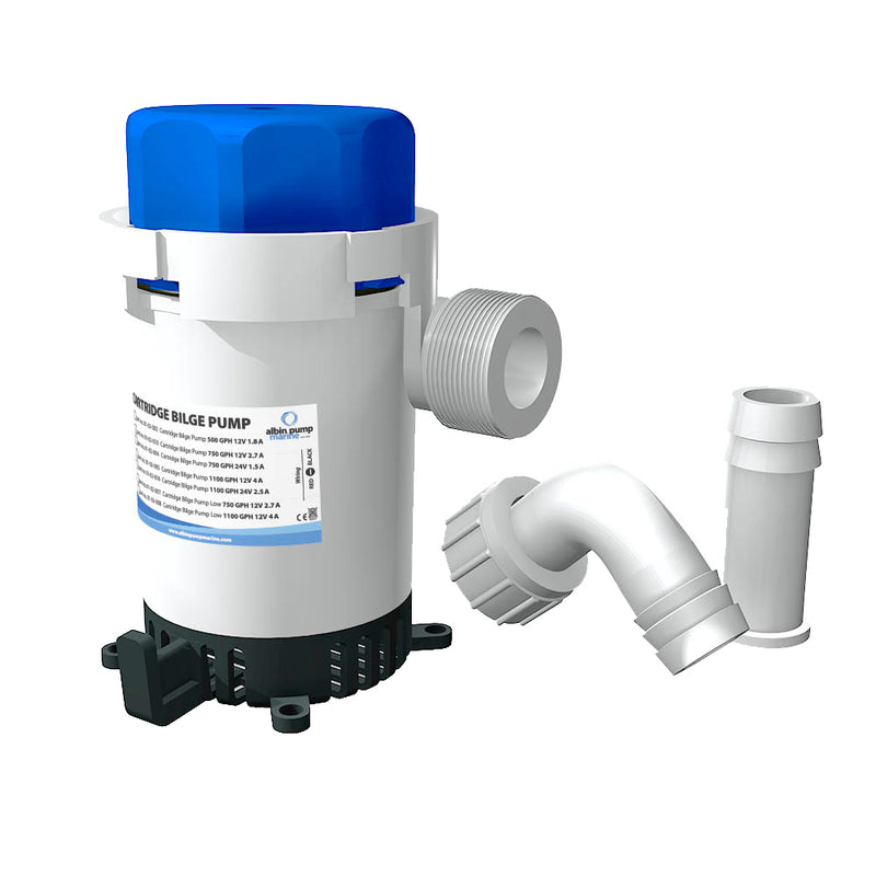 Albin Group Cartridge Bilge Pump 750GPH - 12V [01-02-003]-Angler's World