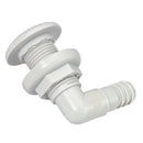 Johnson Pump Thru-Hull Connector - 3/4" - 90 - White [75035-00]-Angler's World