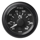 Veratron 52 MM (2-1/16") ViewLine Pyrometer - 250 to 1650F - Black Dial Bezel [A2C59512334]-Angler's World