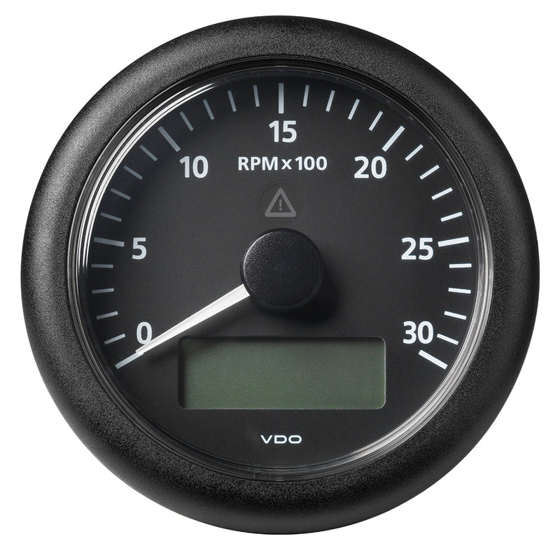 Veratron 3-3/8" (85MM) ViewLine Tachometer w/Multi-Function Display - 0 to 3000 RPM - Black Dial Bezel [A2C59512390]-Angler's World