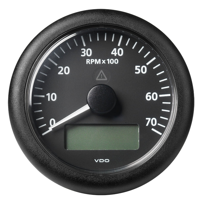 Veratron 3-3/8" (85MM) ViewLine Tachometer w/Multi-Function Display - 0 to 7000 RPM - Black Dial Bezel [A2C59512394]-Angler's World