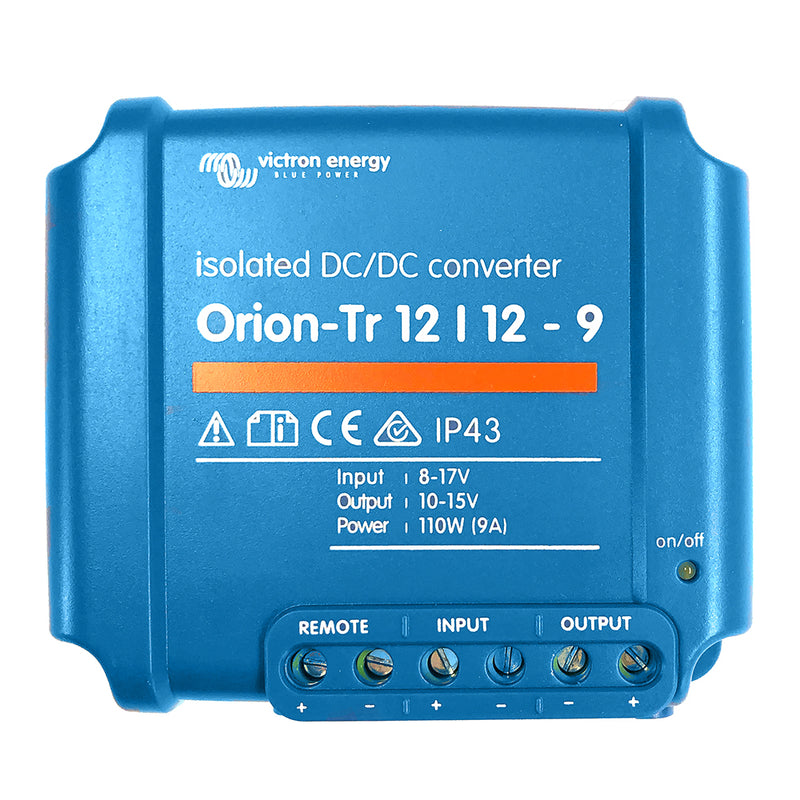 Victron Orion-TR DC-DC Converter - 12 VDC to 12 VDC - 9AMP Isolated [ORI121210110R]-Angler's World