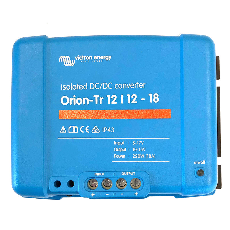 Victron Orion-TR DC-DC Converter - 12 VDC to 12 VDC - 18AMP Isolated [ORI121222110]-Angler's World