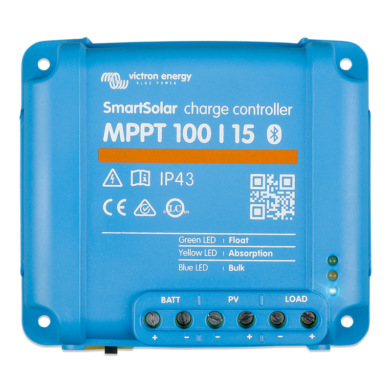 Victron SmartSolar MPPT Charge Controller - 100V - 15AMP - UL Approved [SCC110015060R]-Angler's World