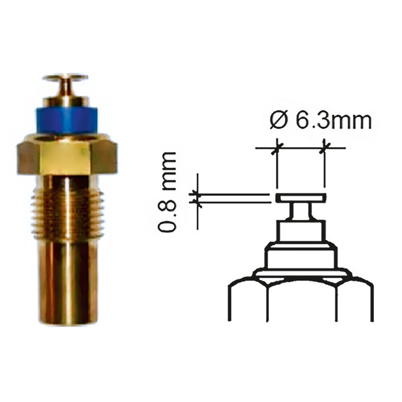 Veratron Coolant Temperature Sensor - 40 to 120C - M10 x 1 Tapered Short [323-801-017-001N]-Angler's World