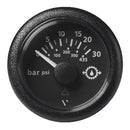 Veratron 52MM (2-1/16") ViewLine Transmission Oil Pressure 30 Bar/435 PSI - Black Dial Round Bezel [A2C59514141]-Angler's World