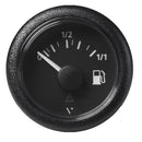 Veratron 52MM (2-1/16") ViewLine Fuel Level Gauge 0-1/1 - 3 to 180 OHM - Black Dial Round Bezel [A2C59514082]-Angler's World