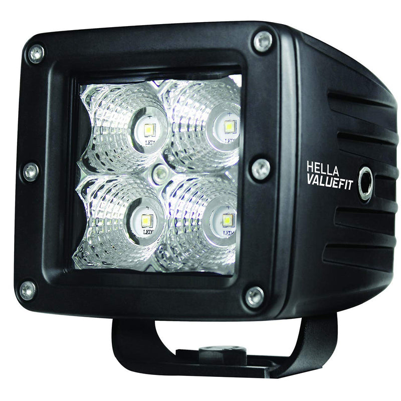 Hella Marine Value Fit LED 4 Cube Flood Light - Black [357204031]-Angler's World