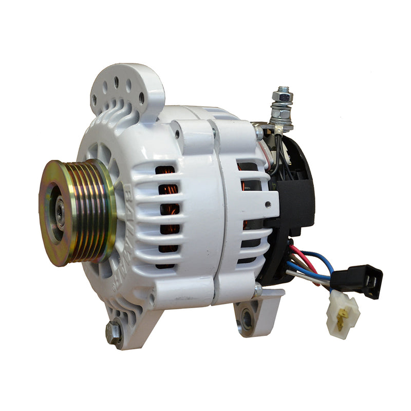 Balmar Alternator 120 Amp 12V 3.15" Dual foot Saddle Single K6 Pulley w/Isolated Grounding [60-120-K6]-Angler's World