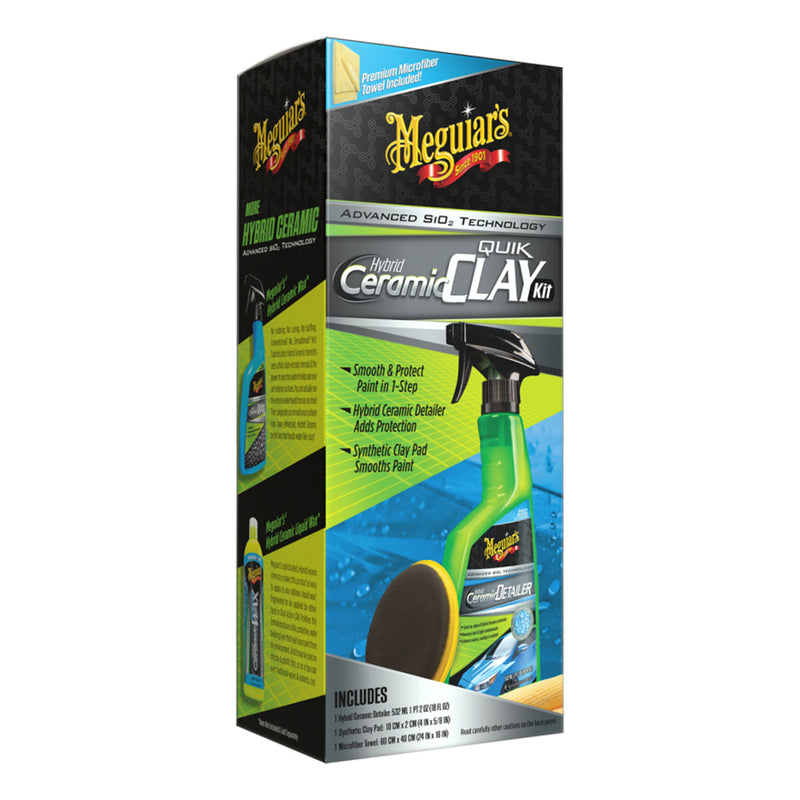 Meguiars Hybrid Ceramic Quik Clay Kit [G200200]-Angler's World