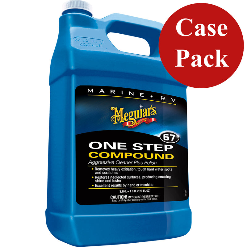 Meguiars Marine One-Step Compound - 1 Gallon *Case of 4* [M6701CASE]-Angler's World