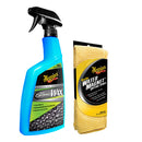 Meguiars Hybrid Ceramic Wax w/Water Magnet Microfiber Drying Towel - 22" x 30" [G190526-X2000KIT]-Angler's World