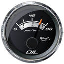 Faria Platinum 2" Oil Pressure Gauge - 80 PSI [22024]-Angler's World