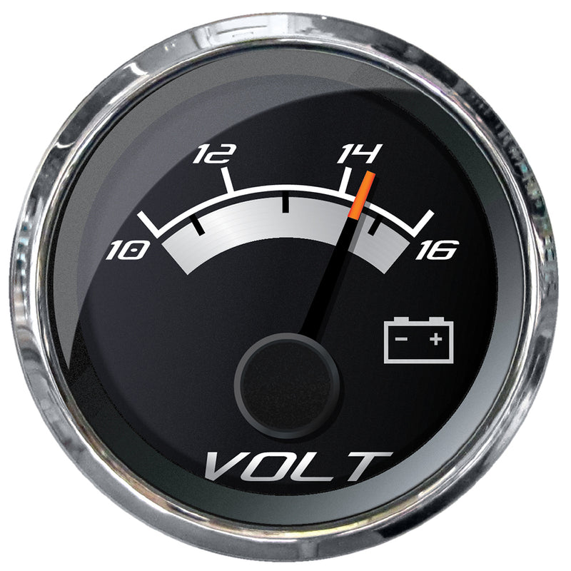 Faria Platinum 2" Voltmeter (10-16 VDC) [22022]-Angler's World