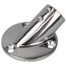 Sea-Dog Rail Base Fitting 2-3/4" Round Base 30 316 Stainless Steel - 1" OD [280301-1]-Angler's World