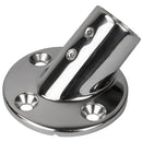 Sea-Dog Rail Base Fitting 2-3/4" Round Base 45 316 Stainless Steel - 1" OD [280451-1]-Angler's World
