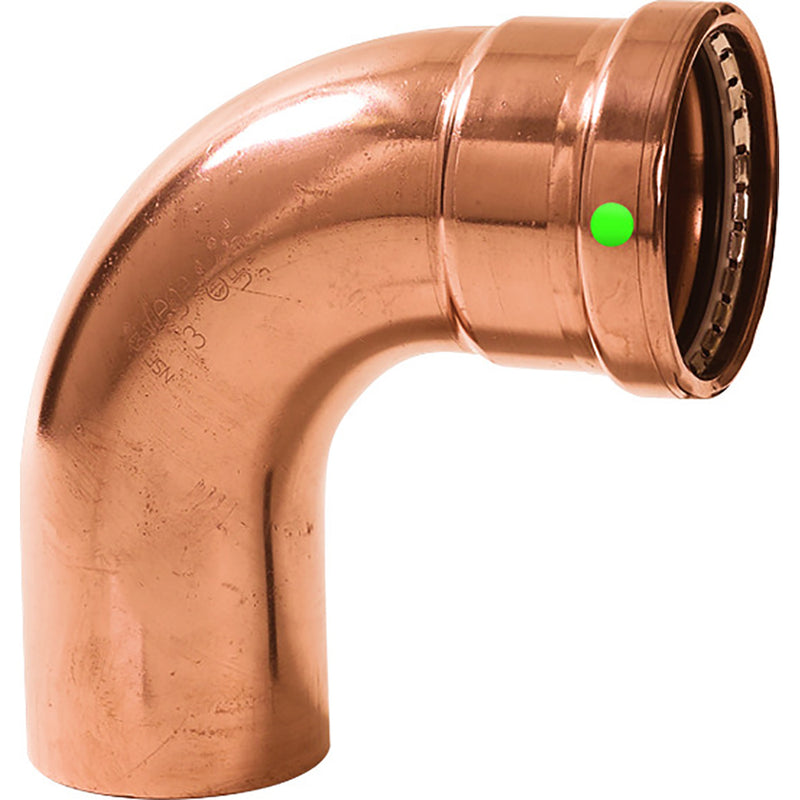 Viega ProPress 2-1/2" - 90 Copper Elbow - Street/Press Connection - Smart Connect Technology [20638]-Angler's World