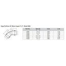 Viega ProPress 2" - 45 Copper Elbow - Double Press Connection - Smart Connect Technology [77043]-Angler's World