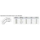 Viega ProPress 1-1/4" - 45 Copper Elbow - Street/Press Connection - Smart Connect Technology [77063]-Angler's World