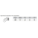 Viega ProPress - 2-1/2" - 45 Copper Elbow - Street/Press Connection - Smart Connect Technology [20668]-Angler's World