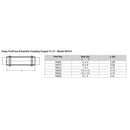 Viega ProPress 1/2" Extended Coupling w/o Stop - Double Press Connection - Smart Connect Technology [79005]-Angler's World