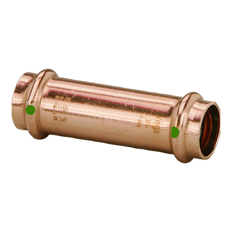 Viega ProPress 1-1/2" Extended Coupling w/o Stop - Double Press Connection - Smart Connect Technology [79025]-Angler's World