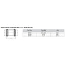 Viega ProPress 2-1/2" Copper Coupling w/o Stop - Double Press Connection - Smart Connect Technology [20743]-Angler's World