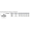 Viega ProPress 1-1/4" Zero Lead Bronze Ball Valve w/Stainless Stem - Double Press Connection - Smart Connect Technology [79938]-Angler's World