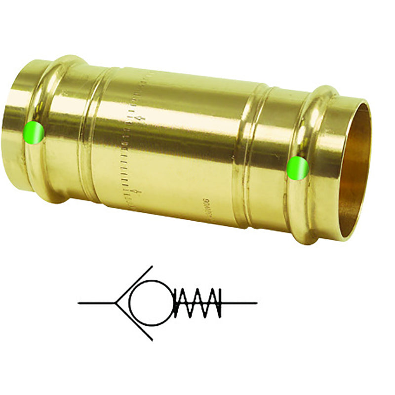 Viega ProPress 2" Zero Lead Check Valve - Double Press Connection - Smart Connect Technology [79060]-Angler's World