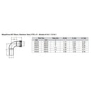 Viega MegaPress 1/2" 90 Stainless 304 Elbow - Street/Press Connection - Smart Connect Technology [95030]-Angler's World