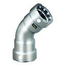 Viega MegaPress 2" 45 Stainless Steel 304 Elbow - Double Press Connection - Smart Connect Technology [95075]-Angler's World