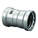 Viega MegaPress 2-1/2" Carbon Steel Coupling w/Stop w/FMK Double Press Connection - Smart Connect Technology [26670]-Angler's World