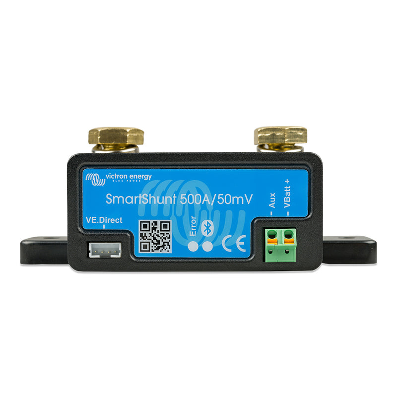 Victron SmartShunt 500AMP/50MV Bluetooth Smart Battery Shunt [SHU050150050]-Angler's World