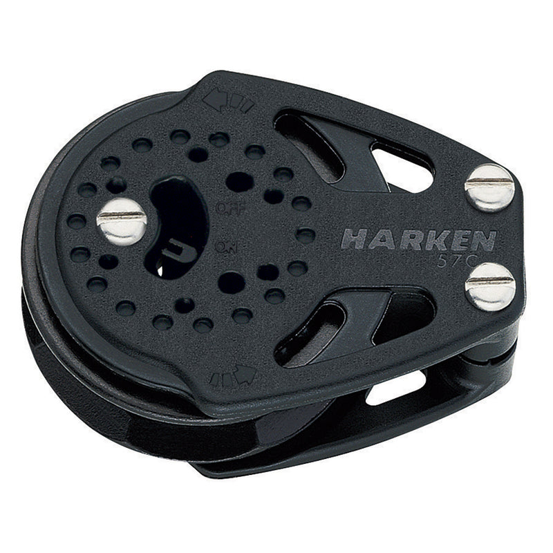 Harken 57mm Single Carbo Ratchet Cheek Block [2137]-Angler's World