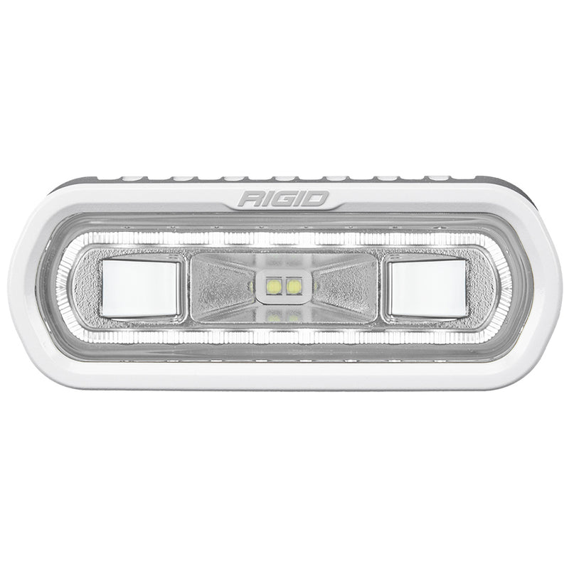 RIGID Industries SR-L Series Marine Spreader Light - White Surface Mount - White Light w/White Halo [51100]-Angler's World