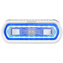 RIGID Industries SR-L Series Marine Spreader Light - White Surface Mount - White Light w/Blue Halo [51101]-Angler's World