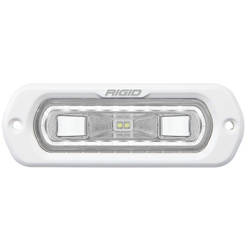 RIGID Industries SR-L Series Marine Spreader Light - White Flush Mount - White Light w/White Halo [51200]-Angler's World