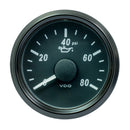 VDO SingleViu 52mm (2-1/16") Oil Pressure Gauge - 80 PSI - 0-180 Ohm [A2C3833190030]-Angler's World