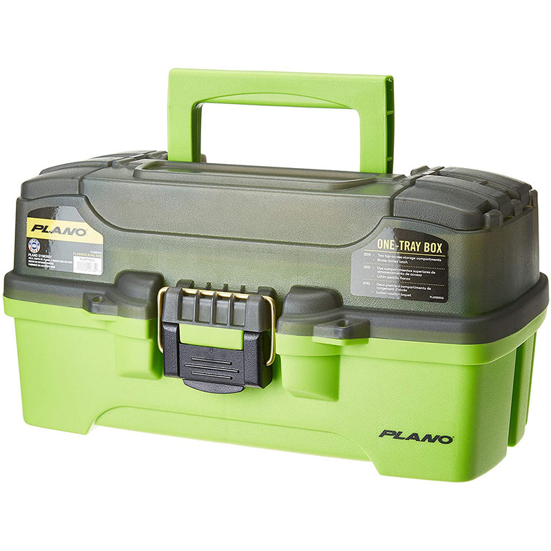 Plano 1-Tray Tackle Box w/Dual Top Access - Smoke Bright Green [PLAMT6211]-Angler's World