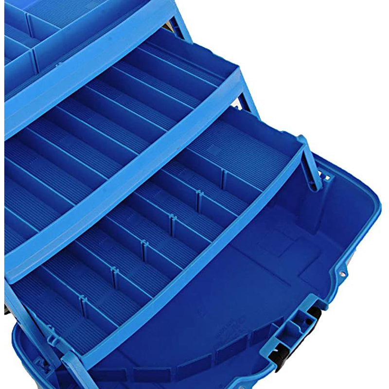 Plano 3-Tray Tackle Box w/Dual Top Access - Smoke Bright Blue [PLAMT6231]-Angler's World