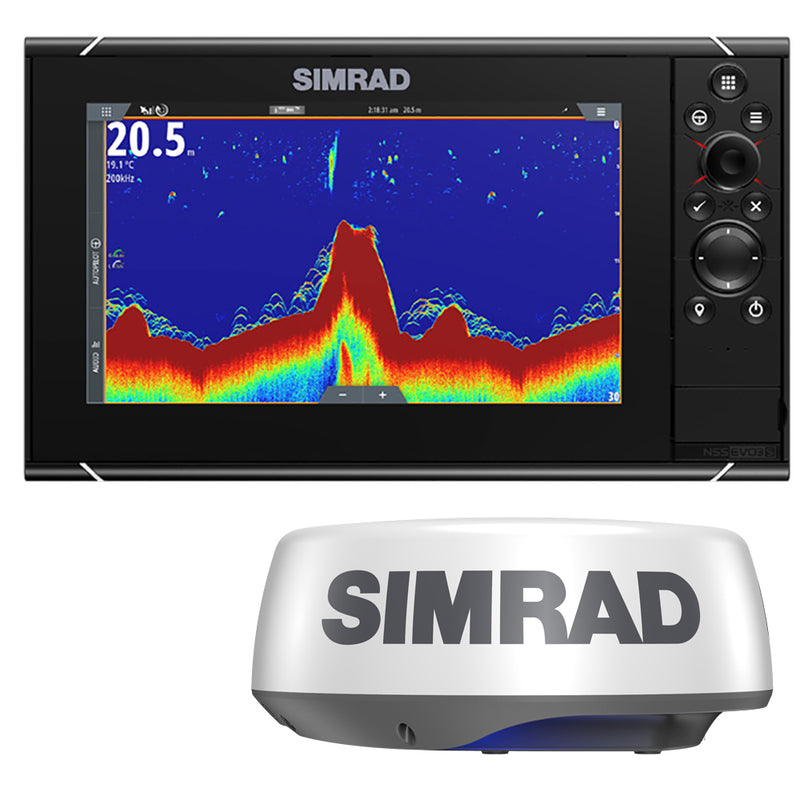 Simrad NSS9 evo3S Combo Radar Bundle w/Halo20+ [000-15554-001]-Angler's World