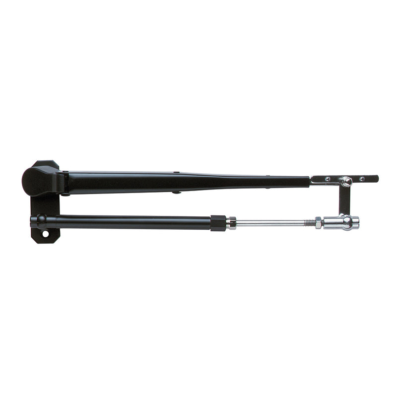 Marinco Wiper Arm, Deluxe Black Stainless Steel Pantographic - 12"-17" Adjustable [33032A]-Angler's World