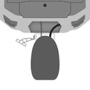 Minn Kota Raptor Jack Plate Adapter Bracket - Port - 2" Setback - 6" Rise - White [1810368]-Angler's World