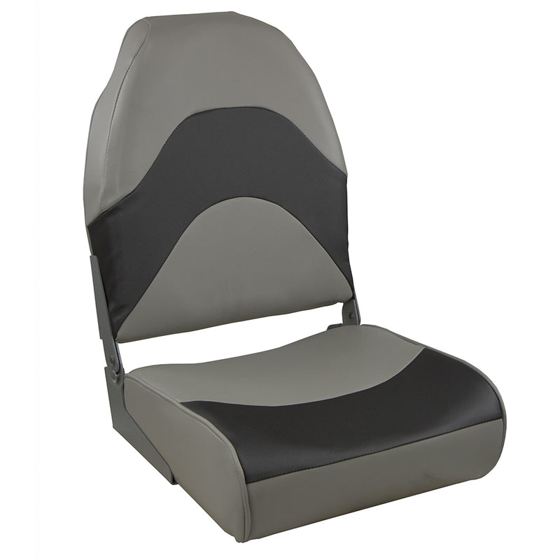 Springfield Premium Wave Folding Seat - Grey w/Meteor Stripe [1062034]-Angler's World