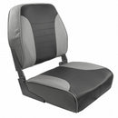 Springfield Economy Multi-Color Folding Seat - Grey/Charcoal [1040653]-Angler's World