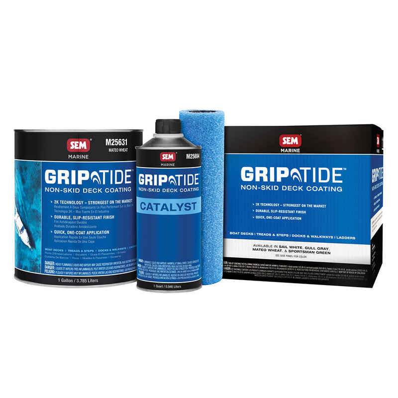 SEM GripTide Non-Skid Deck Coating Kit - Mateo Wheat [M25630]-Angler's World