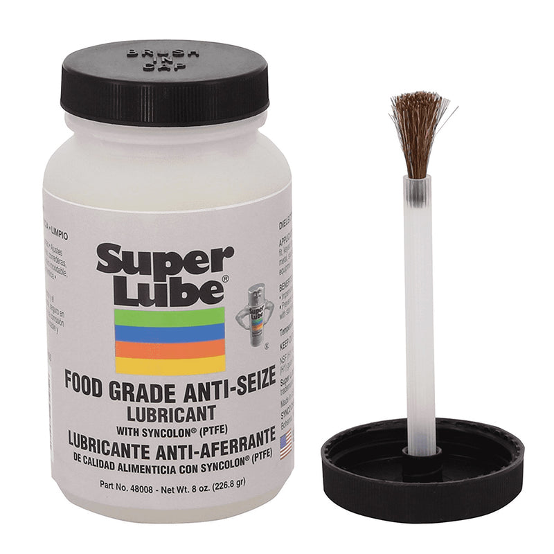 Super Lube Food Grade Anti-Seize w/Syncolon (PTFE) - 8oz Brush Bottle [48008]-Angler's World