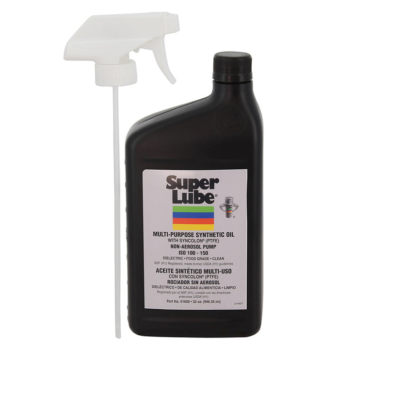 Super Lube Food Grade Synthetic Oil - 1qt Trigger Sprayer [51600]-Angler's World